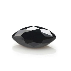 Marquise Cut AAA Quality Synthetic Black Spinel Faceted Wholesale Black Loose Gemstone For Assorted All Type Jewelry 1.5x3mm To 7x14mm