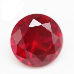 Ruby Round Cut Faceted Lab Created 1mm-3.75mm Ruby Color Round Synthetic Ruby Loose Gemstone Assorted For All Type Jewelry Wholesale Price