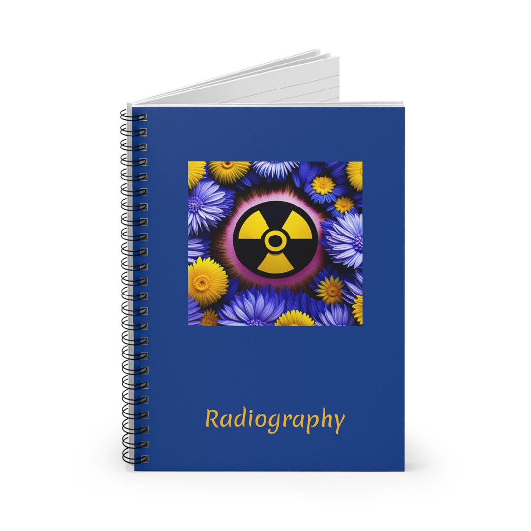 Radiographer Appreciation Xray Theme Spiral Notebook Ruled Etsy