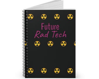 Future Rad Tech Spiral Notebook (radiograaf, röntgentechnoloog)