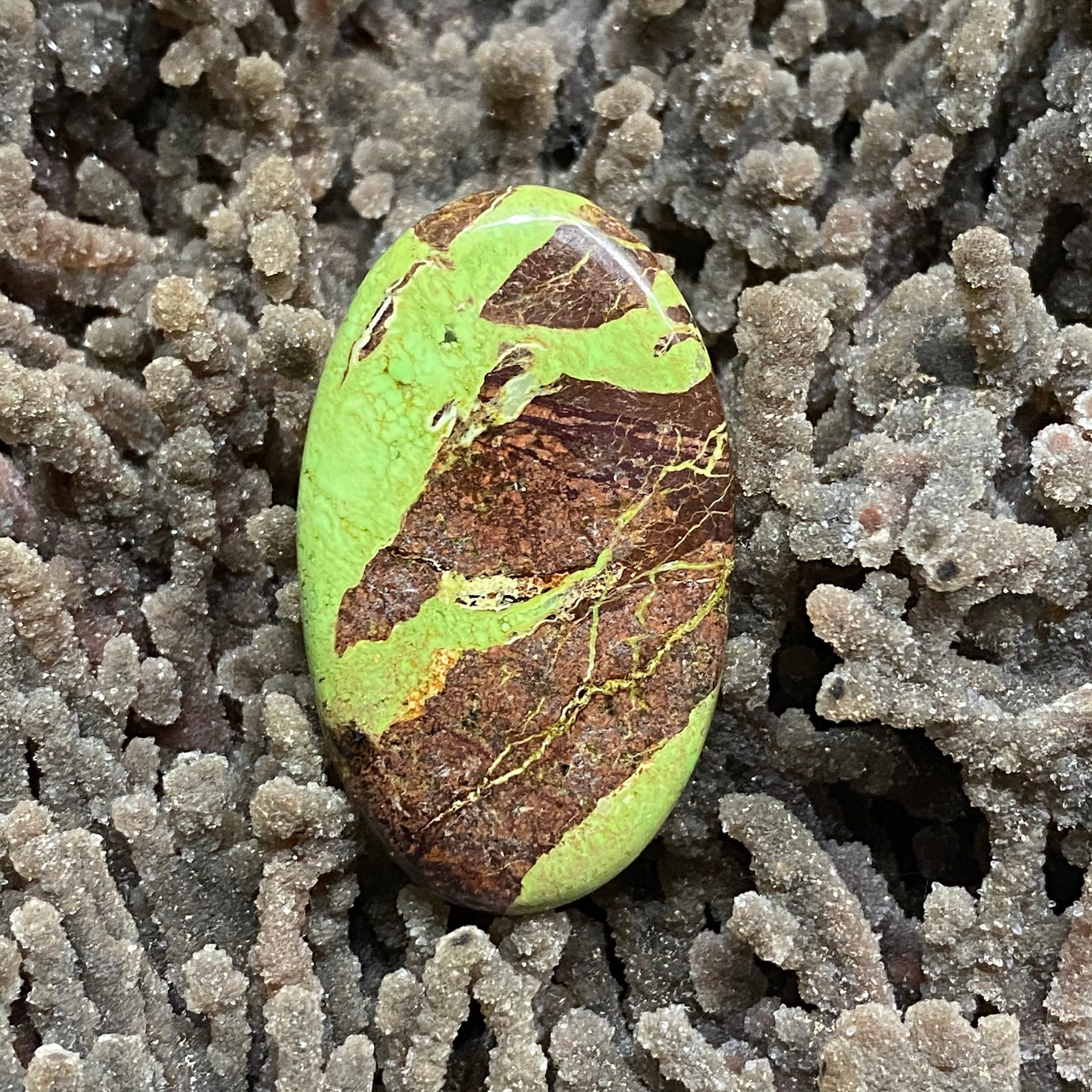 Natural Gaspeite Gemstone 30x51mm Oval Stone Rare Australian Etsy
