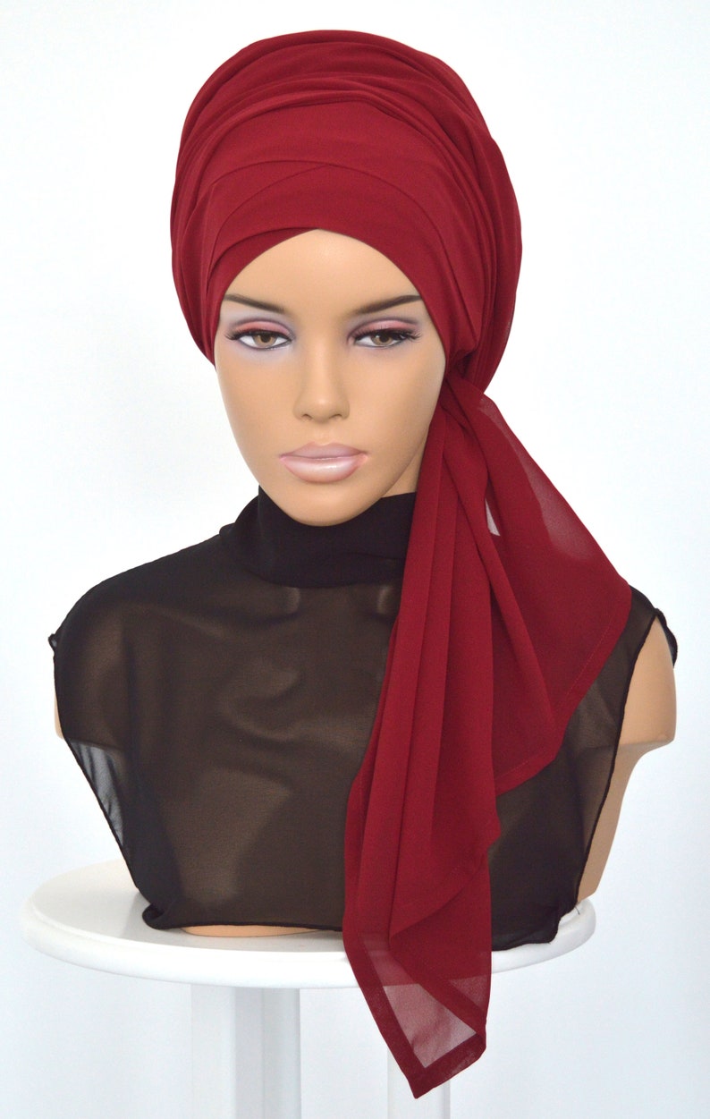 shawl instant chiffon