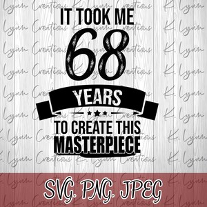 この傑作を制作するのに60年かかりました - SVG、JPEG、PNG アクティブ