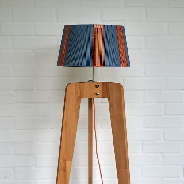 Tripod Floor Lamp- Danish Modern Lighting- Unique Designer Lamp- Danish Floor Lamp- Wooden Floor Lamp- Standing Light- Hygge Light