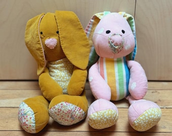 Benutzerdefinierte Memory Bunny, Andenken Spielzeug aus Babykleidung