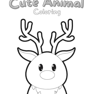 Digital download Animal coloring book | Etsy