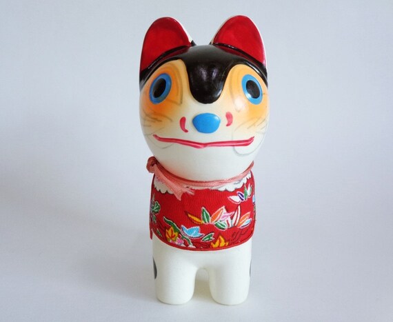 Inu Hariko Dog Toy Full Set, Japanese Vintage Collectible Okimono