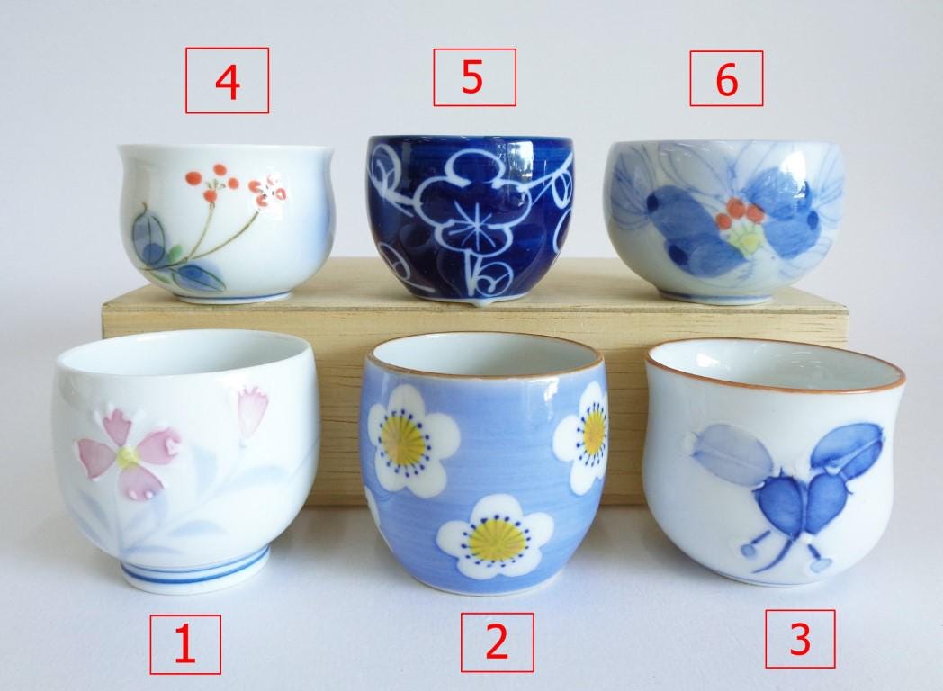 Collectible Sake cup Japanese Arita-yaki Superb porcelain, High quality Studio ceramic sake cups, Choose your pattern   #JI1