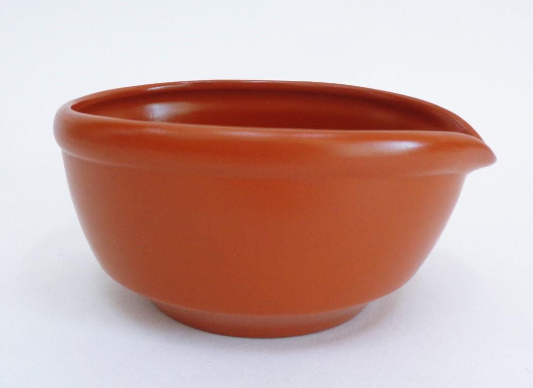 湯冷まし片口容器、常滑焼、手作りの茶道・酒器用水冷器、#JI6 刻印