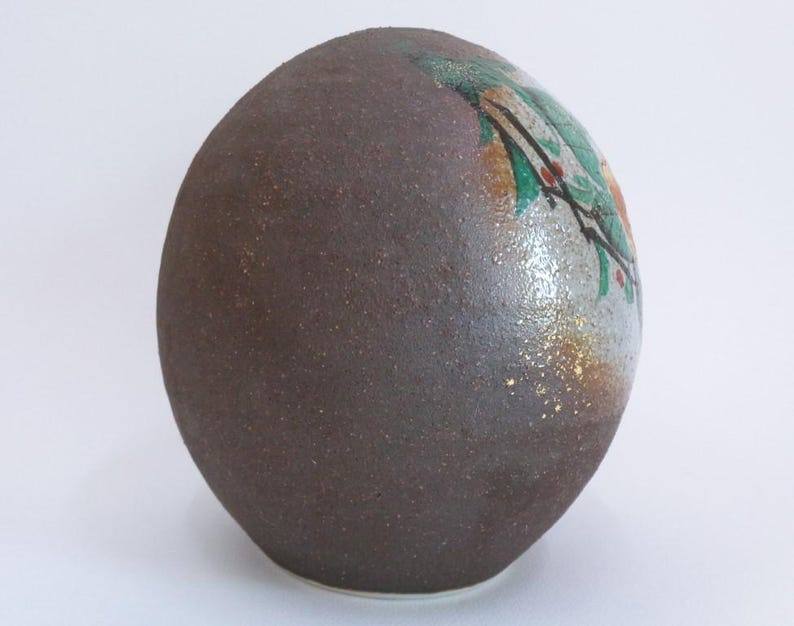 Kutaniyaki Vase - Thumbnail 4