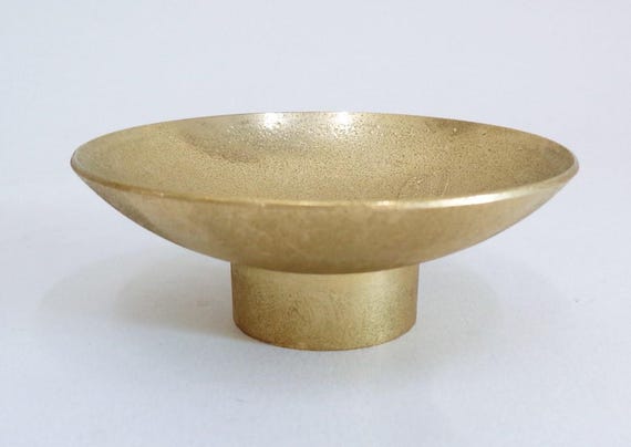 Old Japanese Sakazuki Sake Cup 24K Gold Plated Rat Design ,vintage