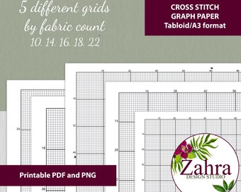 Cross Stitch Graph Etsy