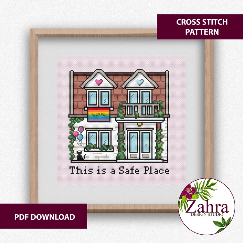 LGBTQ cross stitch pattern