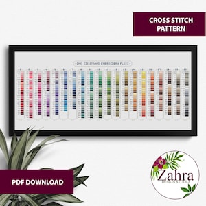 Modern cross stitch pattern