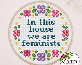 Feminist Cross Stitch Pattern – Women's Rights - Subversive Embroidery (PDF Download)
