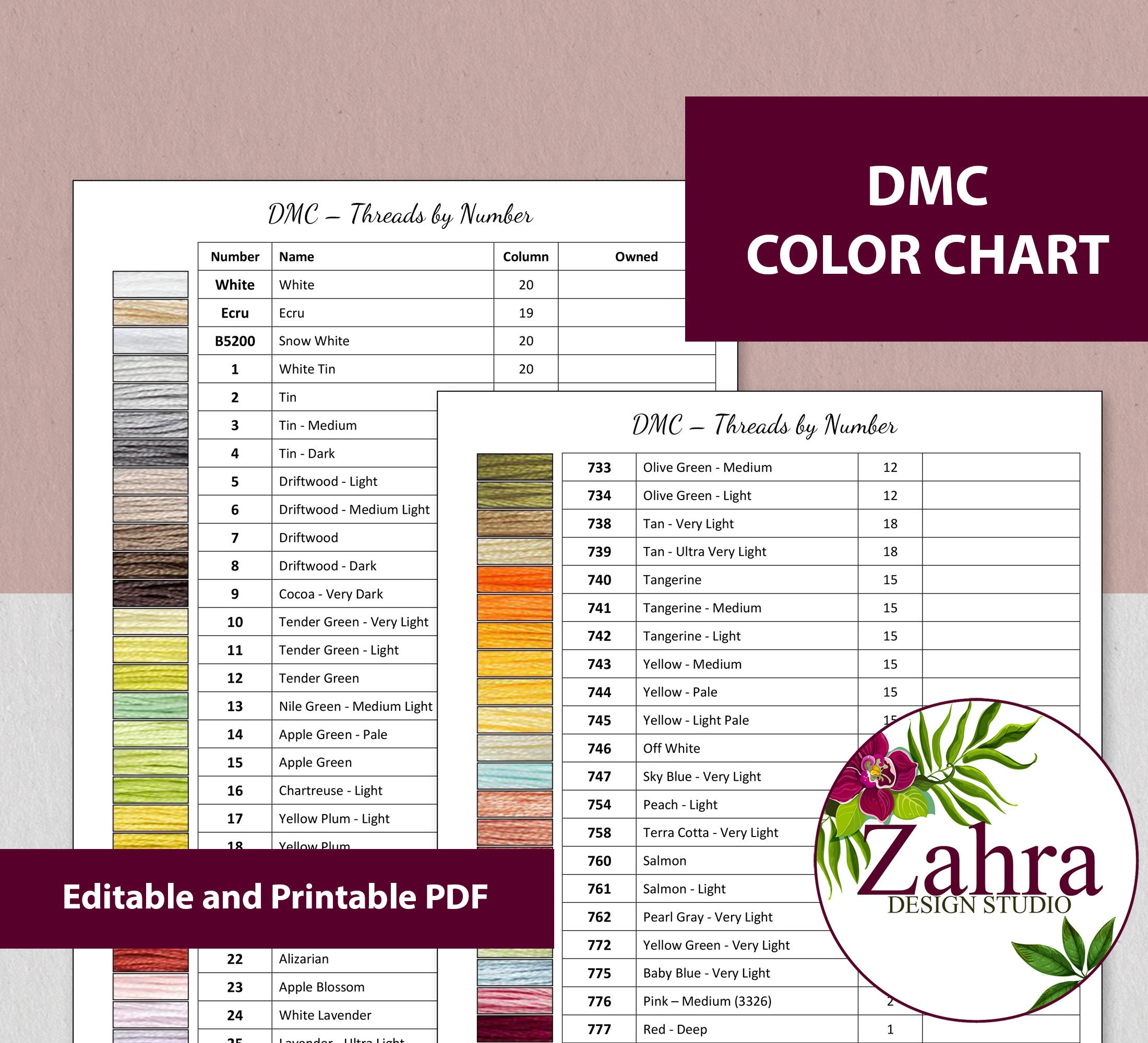 Dmc Color Chart Pdf | lupon.gov.ph