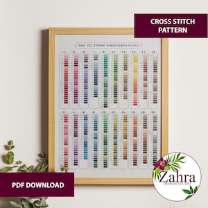 DMC cross stitch pattern