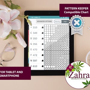Digital cross stitch pattern compatible with Pattern Keeper