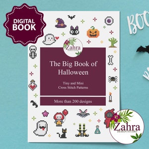 The Big book of Halloween. Mini Cross Stitch Patterns (PDF Download)