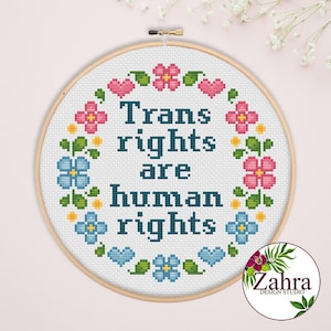 Schema punto croce sui diritti trans: LGBTQ Pride (download PDF)