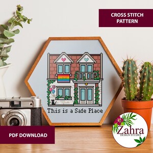 Inclusive cross stitch pattern