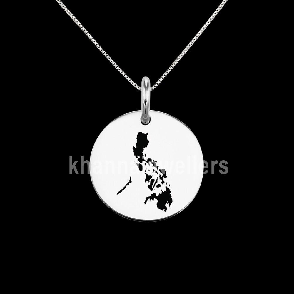 Yongkan Stainless Steel Philippines Map Pendant Necklace - Pilipinas Country Jewelry For Women, Girls, Gift - View #11