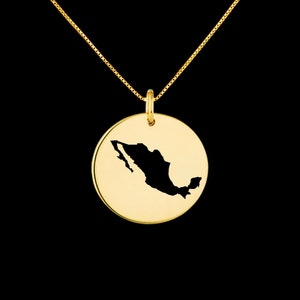 Mexico Map Pendant .925 Sterling Silver Pendant, Genuine handmade  Pendant.tariff free delivery guarantee