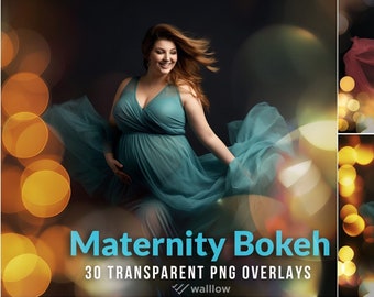Maternity Bokeh PNG overlays Large bokeh overlays Foreground bokeh Photoshop overlays  light leak bokeh Maternity Sparkle light overlay JPG