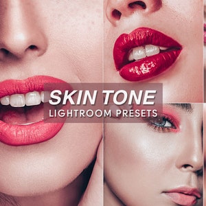 14 SKIN TONE Lightroom Mobile & Desktop Presets | Smooth Skin Presets | Beauty Selfie Makeup Skin Retouch Portrait Preset Instagram Blogger