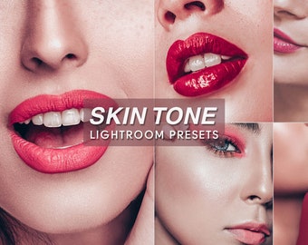 14 SKIN TONE Lightroom Mobile & Desktop Presets | Smooth Skin Presets | Beauty Selfie Makeup Skin Retouch Portrait Preset Instagram Blogger