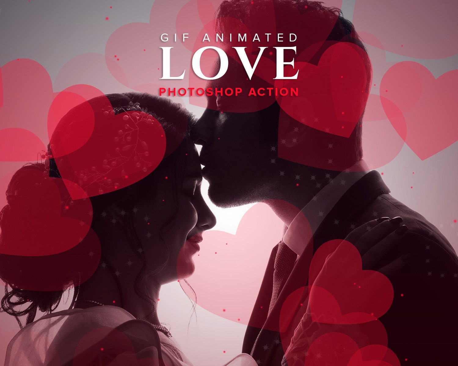 Gif Animated Love Photoshop Action Lovely GIF Animation - Etsy