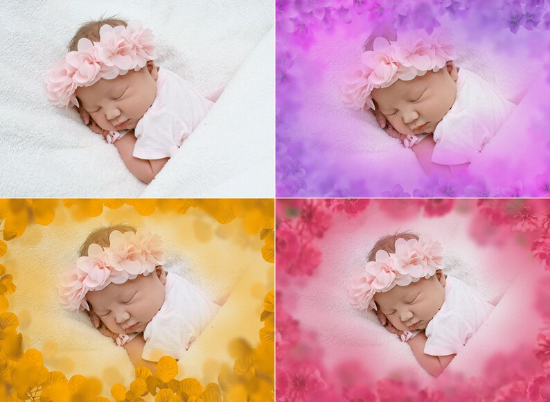 35 Floral Texture Background Overlays Transparent Photo Etsy