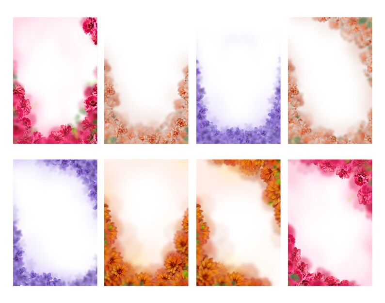 35 Floral Texture Background Overlays Transparent Photo Etsy