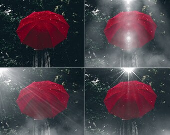 スモーキーな霧の光オーバーレイ（Photoshop用）、ダストライトリークオーバーレイ、シネマティックな霧効果、写真編集オーバーレイ、煙テクスチャパック（16 PNG）