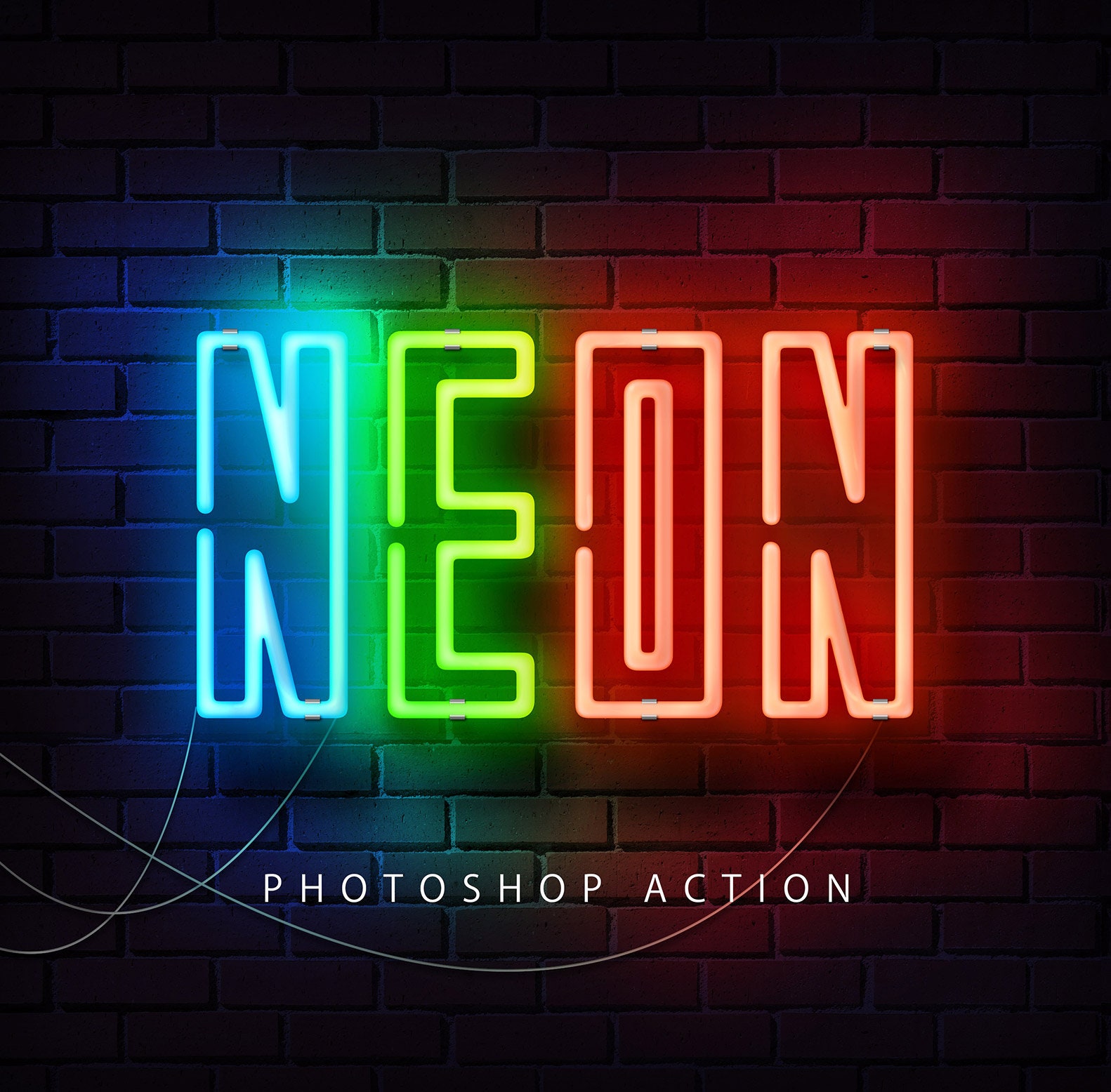 Neon Action Neon Light Photo Effects Etsy UK