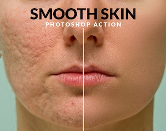 High-End Smooth Skin Photoshop Action Newborn Baby Skin Retouching Perfect Skin Smoothing and Silky Skin Photo Effect for easy Photo Editing