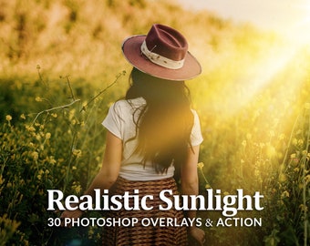 Photoshop overlays sun, Sun Light Overlay, Sunset Overlay, Sun Flare Overlay, Lens flare Overlay, sun beams, Gold light, Sun light bokeh