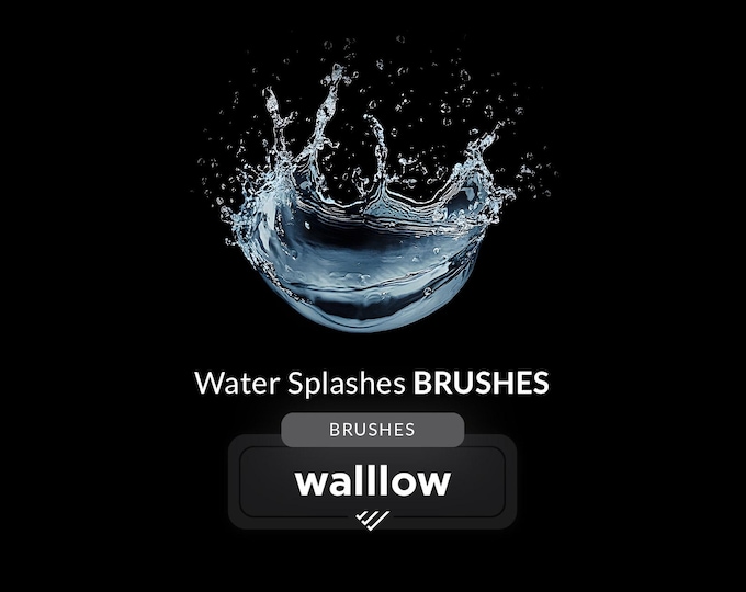 Realistic Water Splashes Photoshop Brushes | Splash Effect for Photo ...