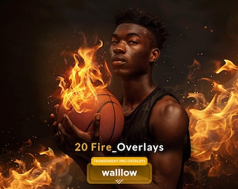 Superposiciones de Photoshop PNG transparentes de fuego, imágenes prediseñadas PNG de fuego, efecto de fuego digital, superposición de fotografía de llamas de fuego, fondo deportivo de fuego