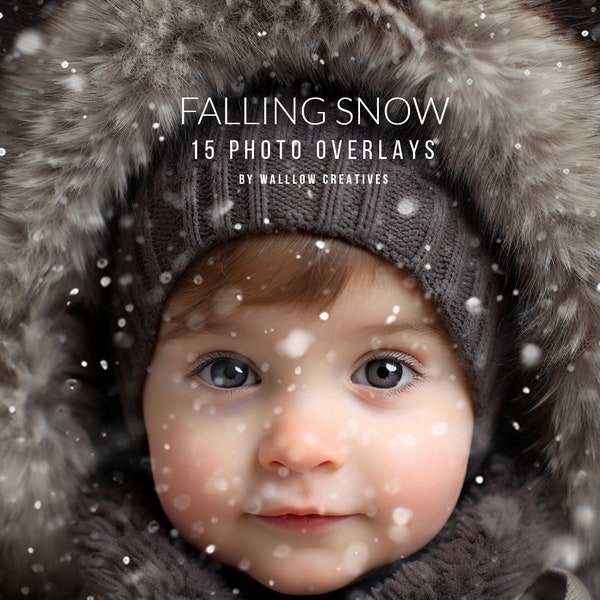 Snow overlay, Realistic snow, Falling Snow, Snow Photoshop Overlays, Winter Overlays, Photoshop Snow, Photo editing, snow photo effect