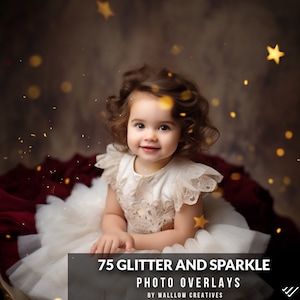 75 Glitter Photoshop Overlay Sparkle overlay glitter dust glitter bokeh gold dust overlay color sparkles digital color glitter overlays