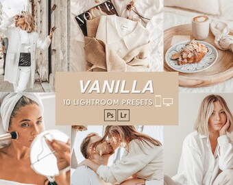 10 minimalistycznych i naturalnych presetów do Lightrooma, presety beżowe, presety na Instagram dla influencerów, blogerów lifestylowych, presety modowe