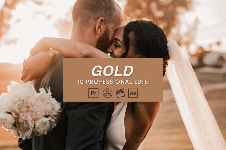 Gold LUTs Golden Video editing LUTs