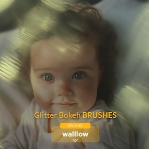 Glitter Bokeh Light Photoshop Brushes | Sparkling Bokeh Effect Brushes for Photography & Digital Art | Glowing Bokeh Light Digital Brushes