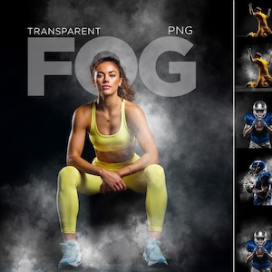 Realistic Fog & Smoke Overlays | Mist, Haze | Cloud Effects | PNG Overlays for Photoshop, Photography | 30 Digital Files
