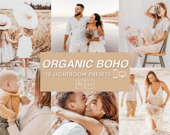 Organic Boho Presets, Mobile & Desktop Lightroom Presets, Instagram Presets for Influencers, Instagram Preset, Brown boho preset
