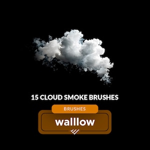 Cloud Smoke Brushes for photo editing, Realistic smoke Photoshop brushes, Digital smoke brushes, smoke Photoshop effect, photography brush