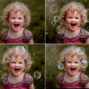 75 Realistic bubble overlays, Soap bubble overlays, floating bubbles, photoshop overlays, Blowing bubbles, Realistic bubble overlay