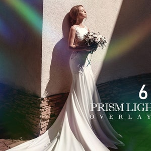 Prism Sunlight Overlays, Sun overlays, crystal light, rainbow sunlight lens flare, Party light overlay, photography, natural rainbow light