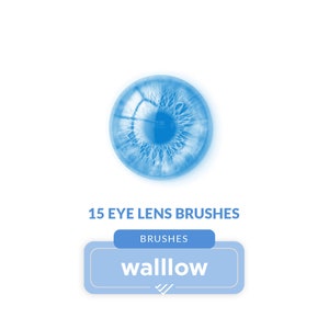 Eye iris Photoshop brushes, eye contact lenses, eye color, eye pupil, eye tint, portrait retouch, photoshop brush set, photo editing